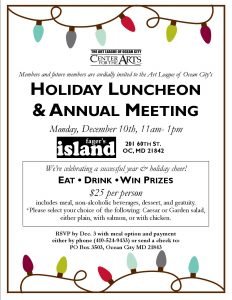 Annual Meeting And Holiday Luncheon Invitation 2018