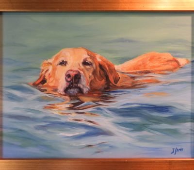 Out for a Swim - Oil