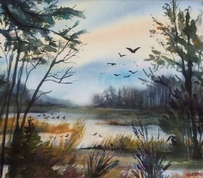 Quiet Marshes - Watercolor