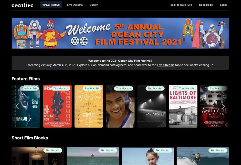 Ocean City Film Festival Set to Stream in March Art League of Ocean