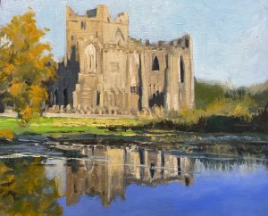 65 Reflection Of A Ruin Oil