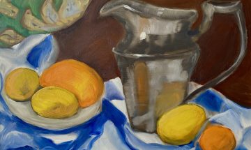 37 The Silver Pitcher (inspired By Matisse, Cezanne) Oil