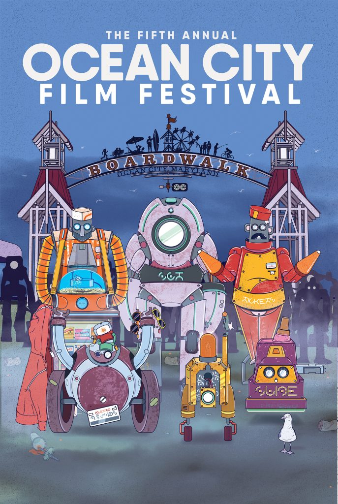 Ocean City Film Festival Poster 2021 Cmyk