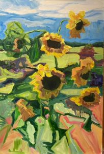 Laura Kelley, Sunflower Dance Oil Nfs