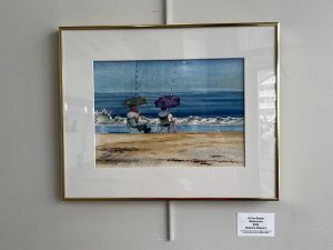 4. At The Beach, Watercolor $300