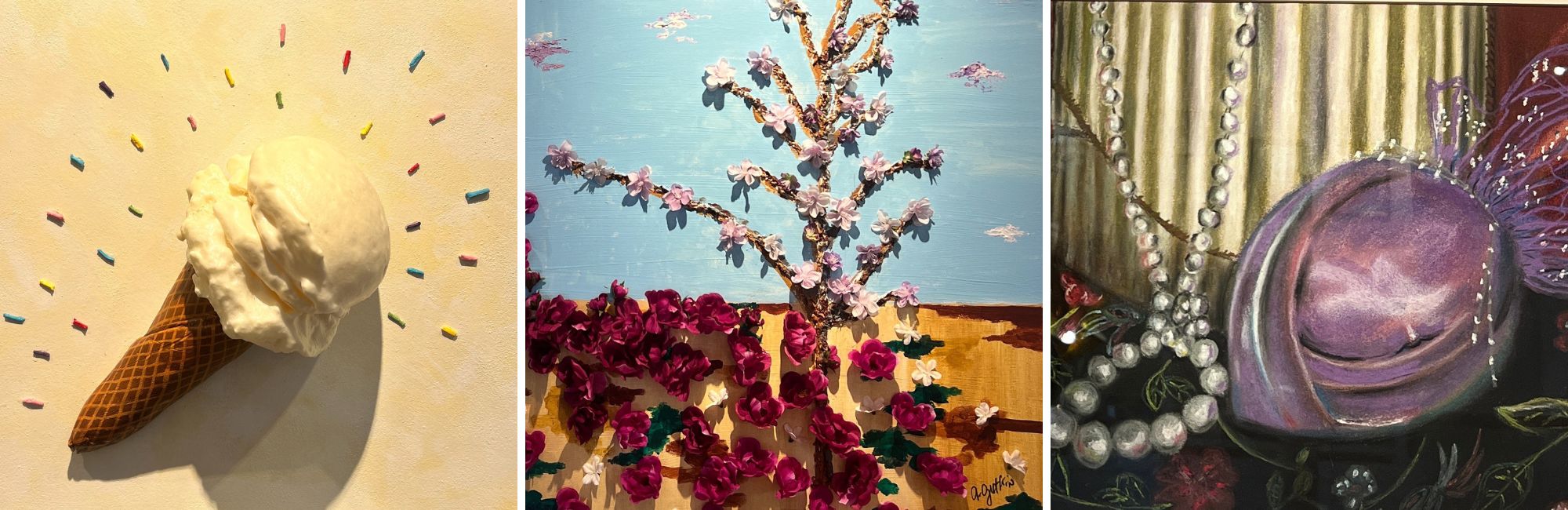 Featured in the Sisson Galleria / "Senses Beyond Sight" Group Show