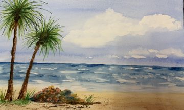 47 Paradise Found Watercolor