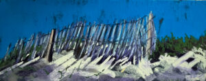 Dune Fence, Pastel