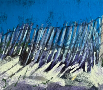 Dune Fence, Pastel