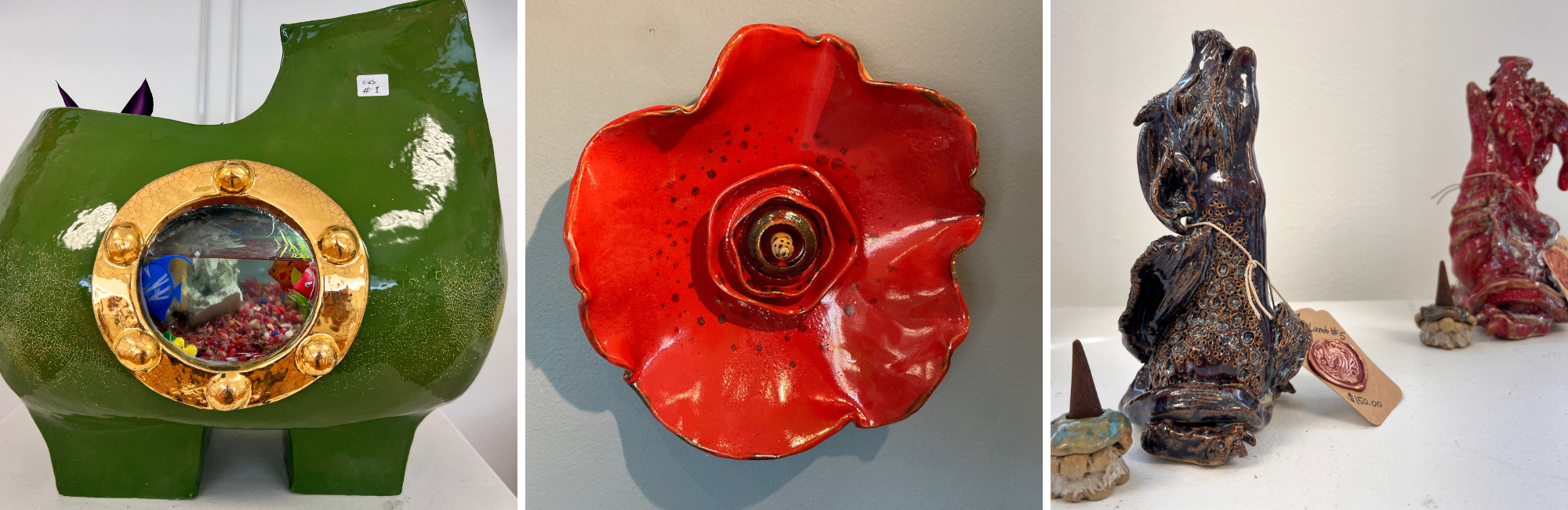 Featured in Studio E / Clay Guild of the Eastern Shore, “Elemental”