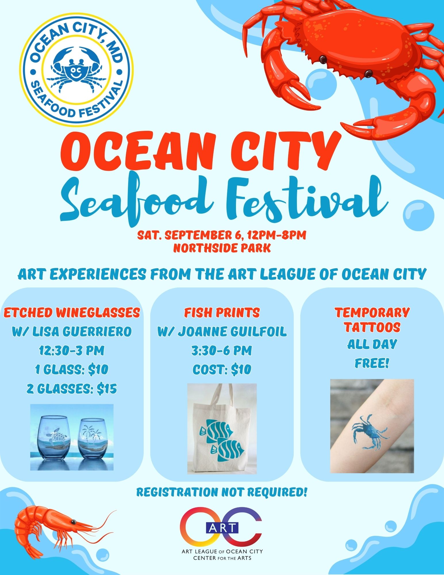 Seafood Festival Flyer For Art Events (1)