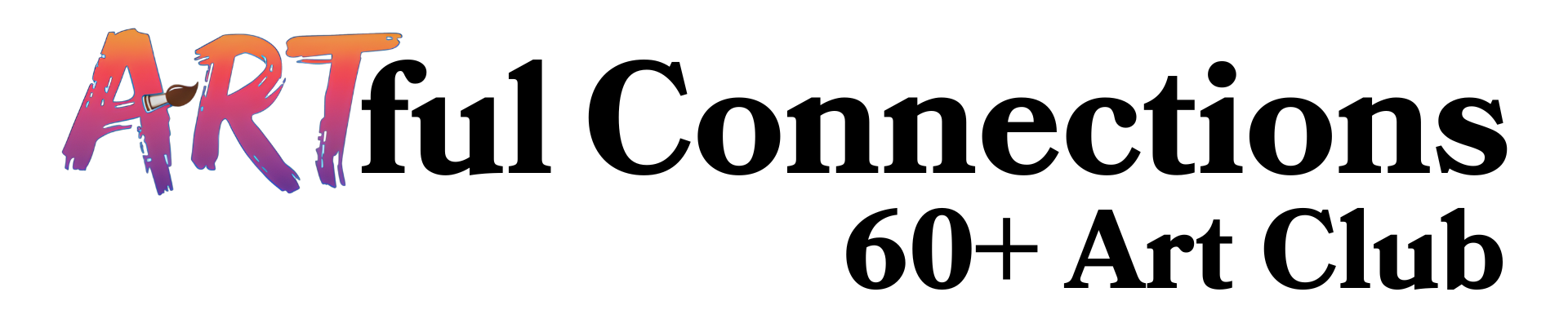 Artful Connections 60+ Art Club Banner