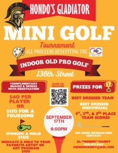 Hondo's Mini Golf Fundraiserrevised