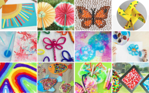 Kids Craft Saturdays Web Graphic