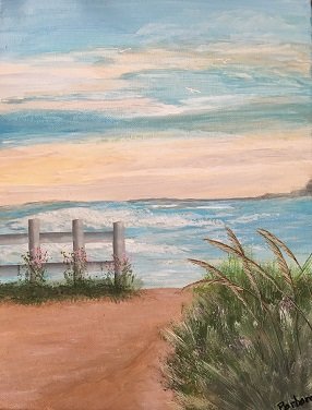 Acrylic Beginner to Intermediate Workshop with Barbarann Fagley - Beach Scene Acrylic Beginner to Intermediate Workshop with Barbarann Fagley - Beach Scene